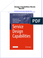 Full Chapter Service Design Capabilities Nicola Morelli PDF