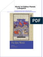 Full Chapter The Epic World 1St Edition Pamela Lothspeich PDF