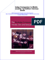 Textbook The Routledge Companion To Media Sex and Sexuality 1St Edition Clarissa Smith Ebook All Chapter PDF