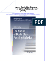 Textbook The Nature of Dusty Star Forming Galaxies 1St Edition William Cowley Auth Ebook All Chapter PDF