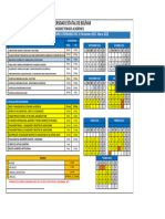 Calendario Académico UEB PAO II Nov