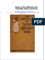 Full Chapter The Chronicles of Aunt Minervy Ann 1899 Joel Chandler Harris A B Frost PDF