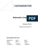 Mcdonald'S Corporation: Company Profile