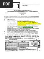 Basic Electricity WAEC Past Questions PDF Download