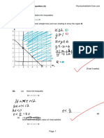 Solving Inequalities (H) - Unlocked