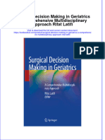 Full Chapter Surgical Decision Making in Geriatrics A Comprehensive Multidisciplinary Approach Rifat Latifi PDF