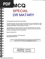 MCQ Special Surgery by Dr. Matary 2nd Edition 2015