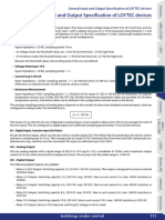 Datasheet General Input and Output Specification