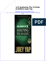 Ebffiledocnew - 564download Full Chapter The Power of X Analysing The 10 Gods First Edition Joey Yap PDF