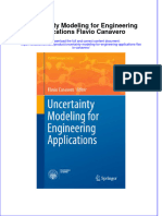 Textbook Uncertainty Modeling For Engineering Applications Flavio Canavero Ebook All Chapter PDF