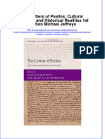 Textbook The Letters of Psellos Cultural Networks and Historical Realities 1St Edition Michael Jeffreys Ebook All Chapter PDF