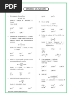 Ecuaciones Dimensionales para Tercer Grado de Secundaria