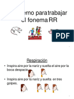 Cuaderno para Trabajar El Fonema RR