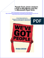 PDF We Ve Got People From Jesse Jackson To Aoc The End of Big Money and The Rise of A Movement Ryan Grim Ebook Full Chapter