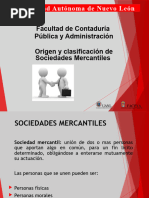 Clasificacion de Las Sociedades Mercantiles E1