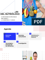 U1 U3 Campos Profesionales Del Nutriologo