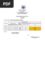 School PL Report 2nd Quarter