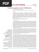 Pendulum Appliance and Its Modifications 9752