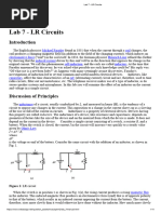 Lab 7 - LR Circuits