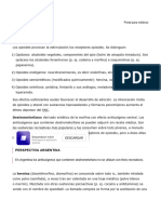 Opioides - Sustancias Psicoactivas - Intoxicaciones - Enfermedades - Medicina Interna Basada en La Evidencia