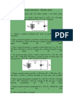 4 Lista de Exercícios - Diodos Zener