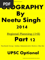 Regional Planning by Neetu Singh Class Notes Part 12 of 14 by Raz KR