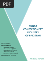 API Term Report Group 7 Sugar Confectionery Industry PDF