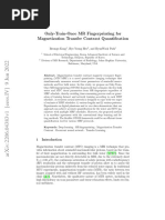 Only-Train-Once MR Fingerprinting For Magnetization Transfer Contrast Quantification