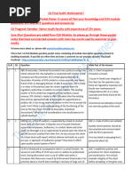 New Audit Module Question Pocket Notes Part I SAs CA Final