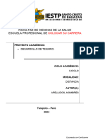 Estructura de Monografia - Santo Cristo