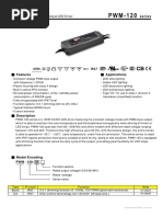 Specification Sheet PWM 120DA