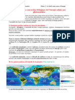 Chapitre 3 La Photosynthèse-1