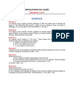 Applications Semaines 1 Et 2 - CH 1