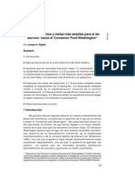 STIGLITZ. Mas Instrumentos y Metas Mas Amplias para El Desarrollo