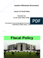 Lecture 12 Fiscal Policy