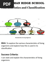 SCIENCE - Biology - Characteristics and Classification