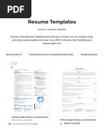 40+ Professional Resume Templates - PDF Download