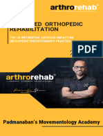 Advanced Orthopedic Rehabilitation - Top 10 Influential Articles Impacting Orthopedic Physiother