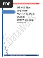 DataWolfs DP 900 Dumps