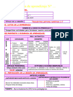 Sesión Mat - Descubrimos Patrones Numéricos (-) 2°