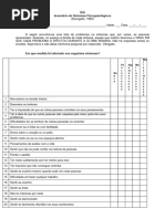 Questionário e Cotação Bsi