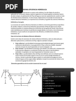 Secciones de Máxima Eficiencia Hidráulica