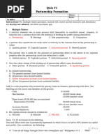 Partnership Formation Reviewer Operation