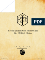 Blood Hunter Full Critical Role Page + Homebrews Subclases