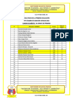 CUADRO DE MERITOS OFICIAL 5to PRIMARIA