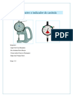 Micrómetro e Indicador de Carátula