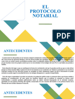 El Protocolo Notarial