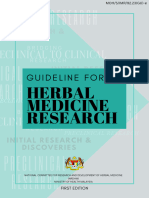 Herbal Medicine Research Guideline 2023