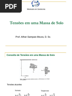 Aula 02 - Tensões em Uma Massa de Solo - Estados de Tensões