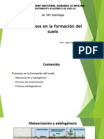 4 Procesos de Formación Del Suelo